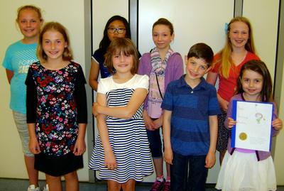 Young Authors winners