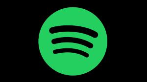 Spotify logo and link to podcast